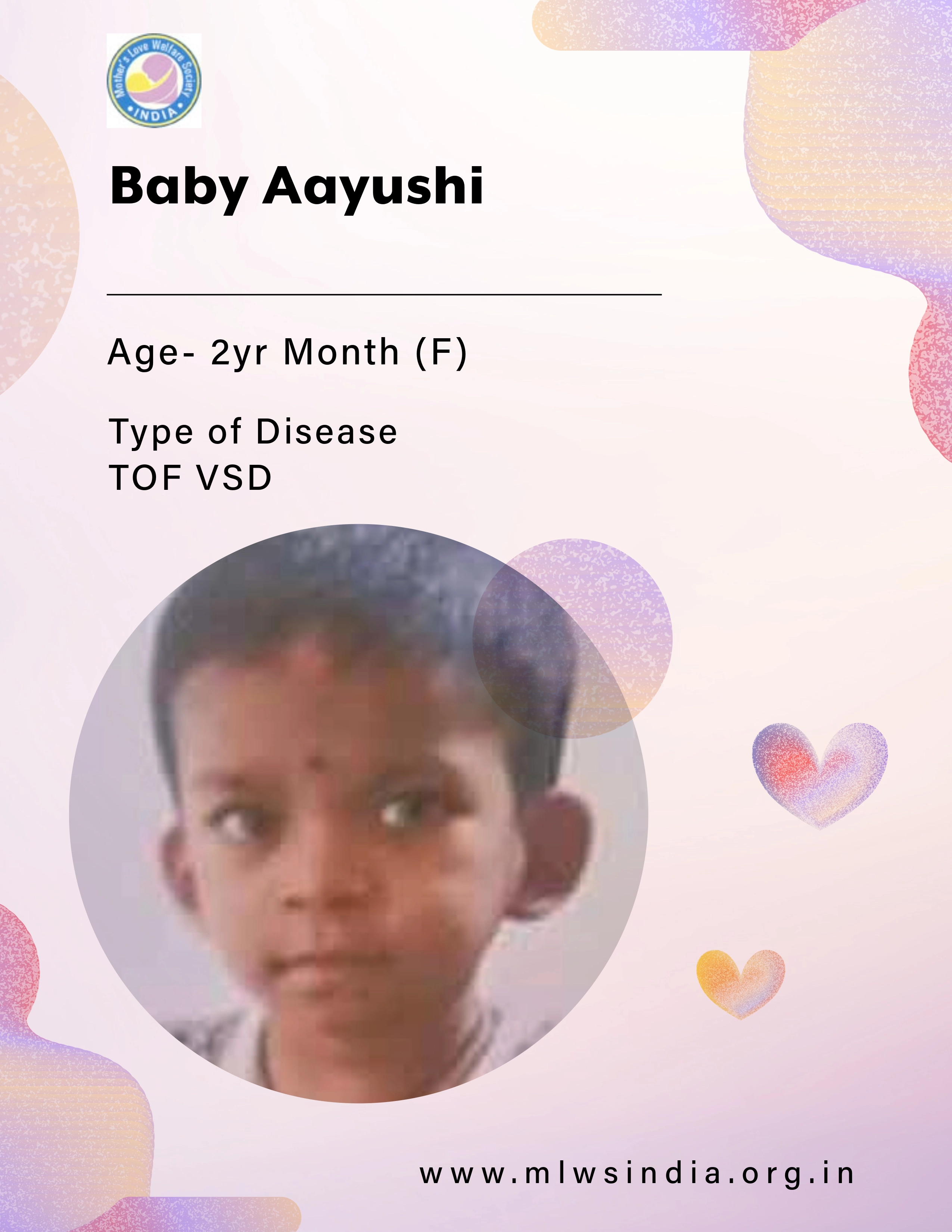 MLWS Beneficiaries 4 Baby Aayushi 1